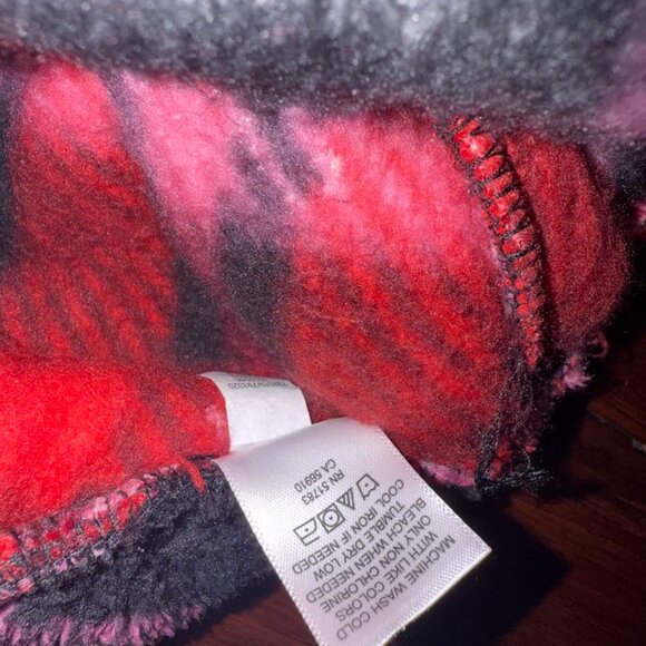 Maurices Shorts size L High Rise Sherpa Plaid Pajama Casual - Picture 8 of 8